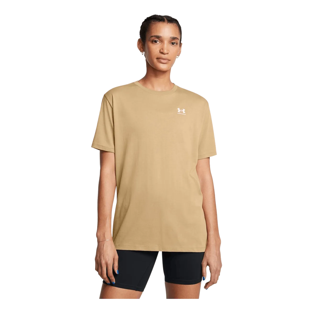 Under Armour Ua W Bfos Logo Tee Ss Camel